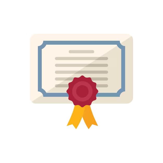 Clipart of certificate